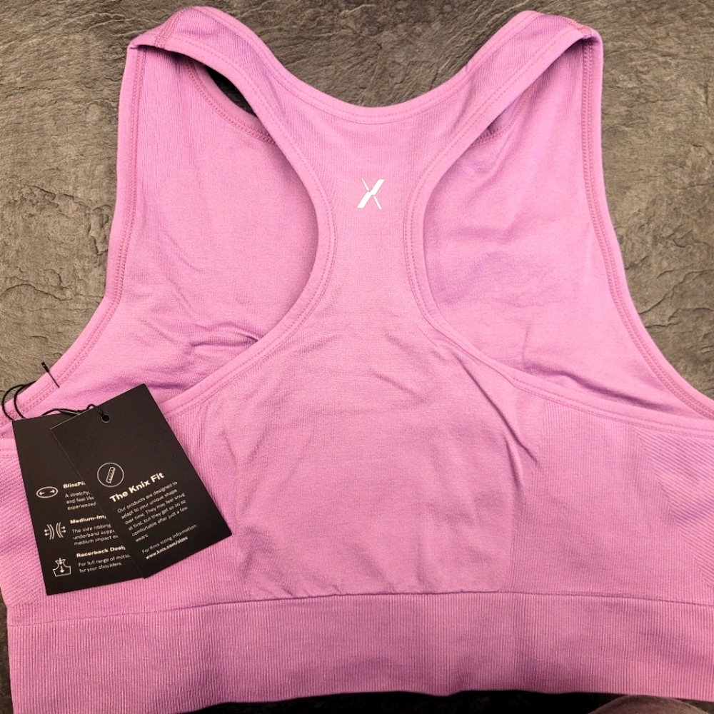 Knix Good To Go High Neck Seamless Bra